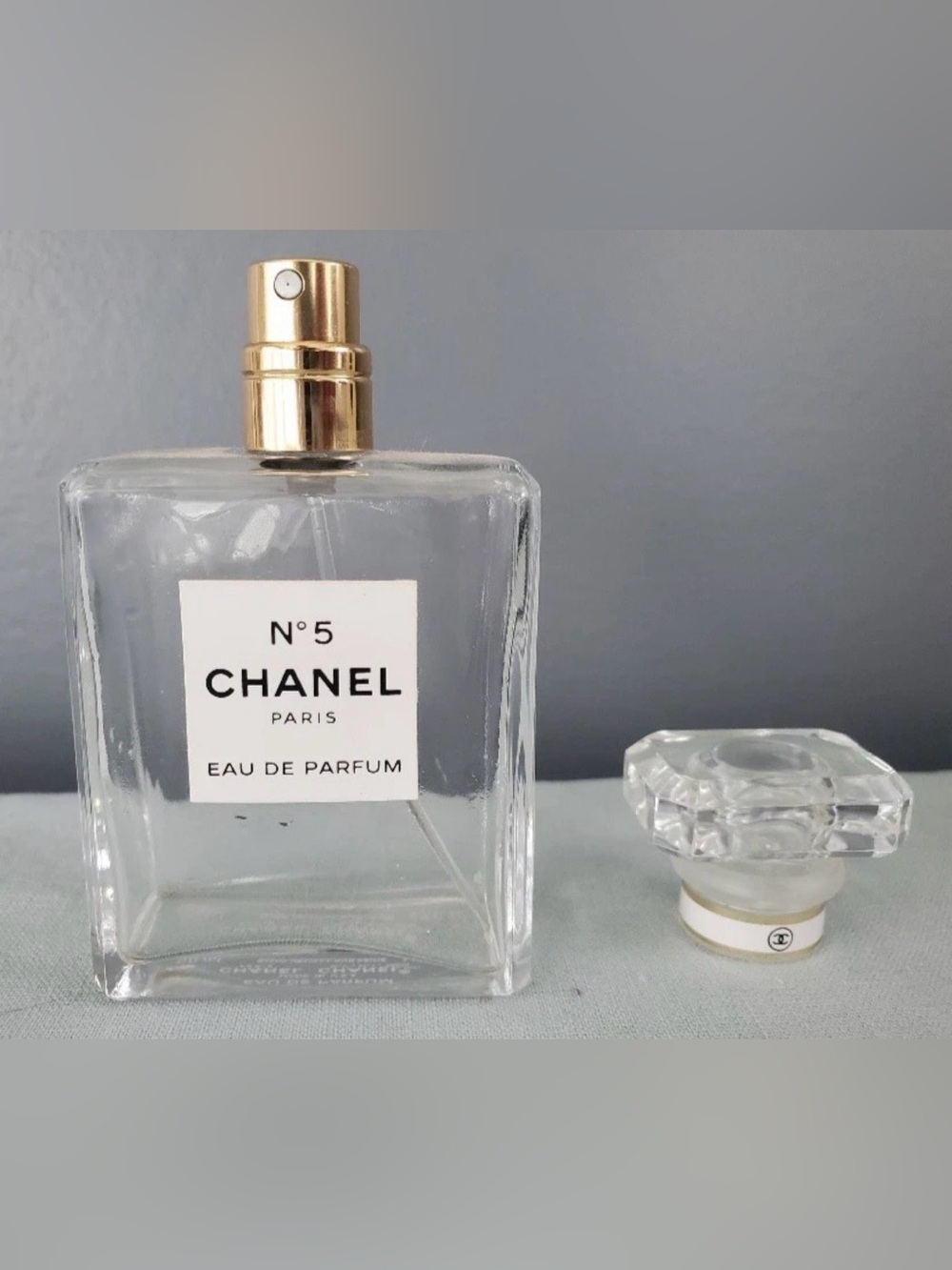 Chanel No 5 Paris 3.5 Fl Oz EMPTY Spray Bottle Made In France